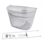 Kôš na riadidlá TORA biely